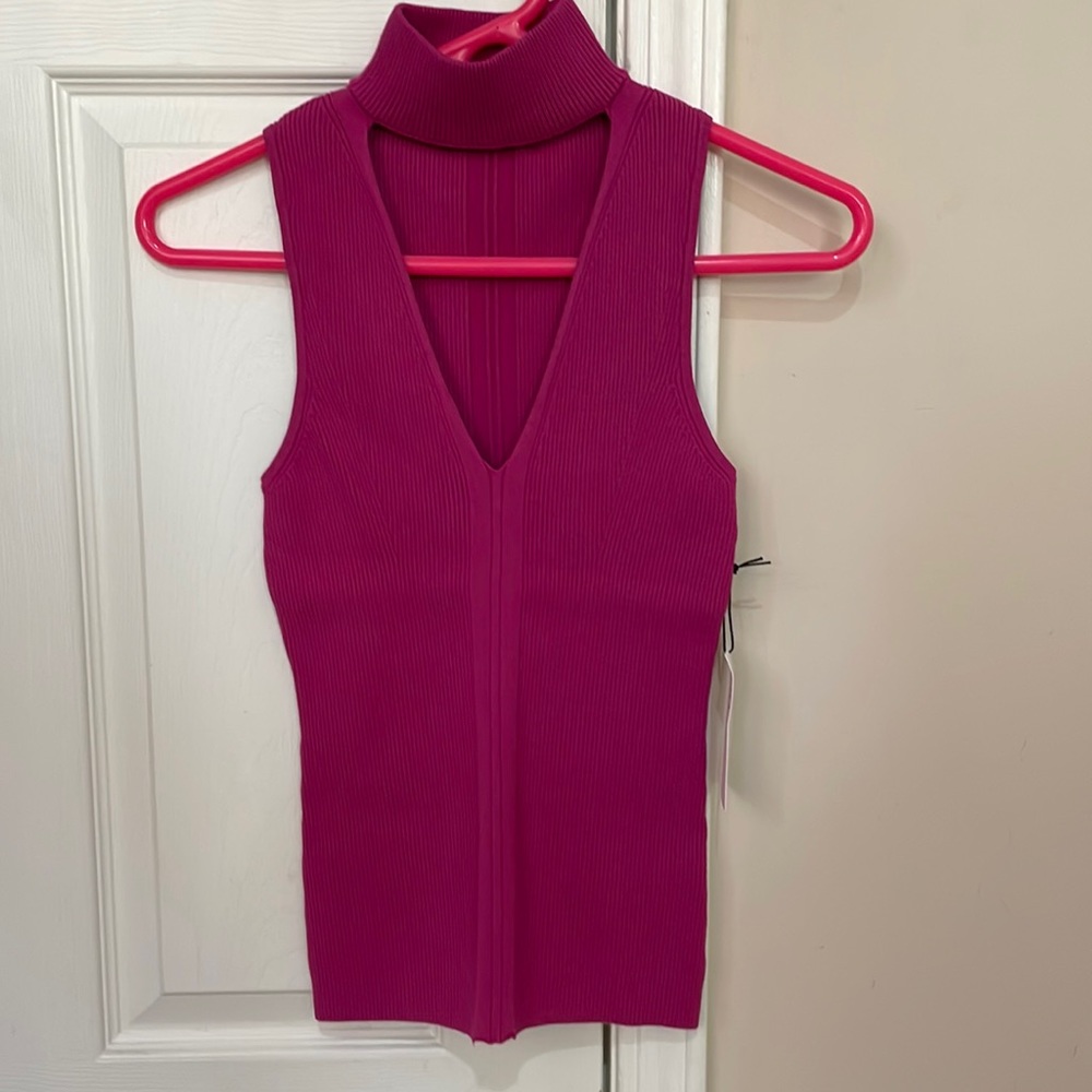 Bailey 44 pink sleeveless shirt